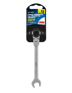 CHIAVE COMBINATA 13MM CON CRICCHETTO SNODATO 59558 LAMPA 2