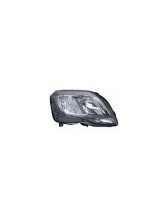 FARO ANTERIORE PROIETTORE SX H7-H15 C/MOTOR EL MERCEDES GLK X204 05/12 in poi  PARAB NERA