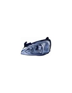 FARO ANTERIORE PROIETTORE DX 2H7 PRED REG ELETT OPEL CORSA C 10/00 in poi 06/02 (MOD VALEO)