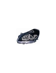FARO ANTERIORE PROIETTORE SX 2H7-H1 C/LENTE PRED REG EL REN CLIO 09/05 in poi SPORT PAR NERA