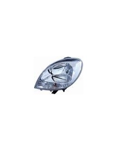 FARO ANTERIORE PROIETTORE SX H4 IND DIREZ BIANCO PRED REG EL KANGOO-KUBISTAR 04/03 in poi