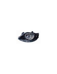 FARO ANTERIORE PROIETTORE SX H4 PRED PER REG ELETT SEAT IBIZA 01/08 in poi  PARAB NERA