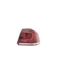 FANALE POSTERIORE DX ESTERNO A LED BIANCO ROSSO VW GOLF 6 GTI 01/09 in poi  GTI R