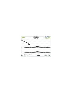 VM219 KIT SPAZZOLE TERGI SILENCIO PERFORMANCE (MM