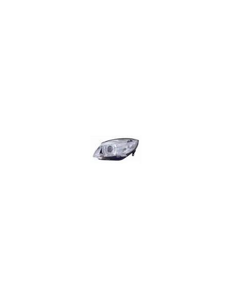 FARO ANTERIORE PROIETTORE DX H7 C/LENTE PRED REG ELETT SKODA FABIA-ROMST 01/07 in poi 03/10 HELLA 1EL 247 025-261