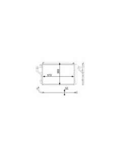 CONDENSATORE ANTERIORE/C HYUNDAI I30