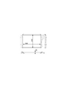 CONDENSATORE ANTERIORE/C KIA VENGA