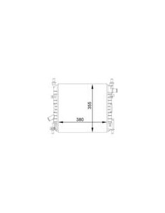 RADIATORE FORD KA 1.3 -AC