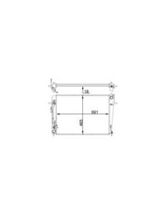 RADIATORE DEL REFRIGERANTE KIA SPORTAGE