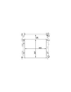 RADIATORE DEL REFRIGERANTE KIA CEED