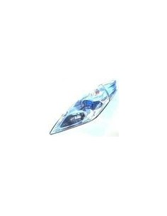 FARO ANTERIORE PROIETTORE SX H4 C/MOTOR ELETT NISSAN LEAF 01/13 in poi  VALEO 045164