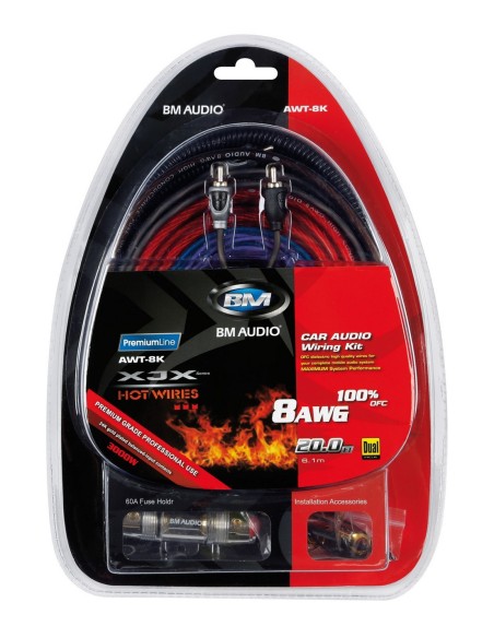 SET CAVI/ACCESSORI X IMPIANTO SONORO AWT-8K 40494 LAMPA