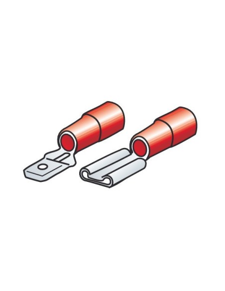 KIT 40 CAPICORDA PIATTI ROSSO I 45051 LAMPA