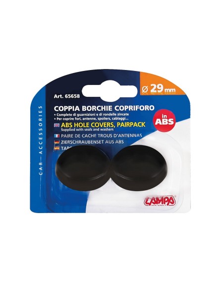COPPIA BORCHIE C/FORO DIAM.29 65658 LAMPA