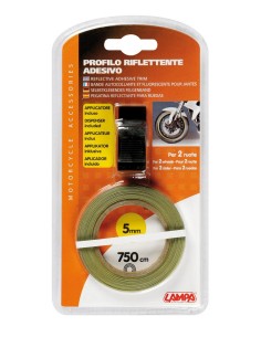 PROFILO RUOTE RIFLETTENTE BIANCO CON ADATTATORE 90043 LAMPA