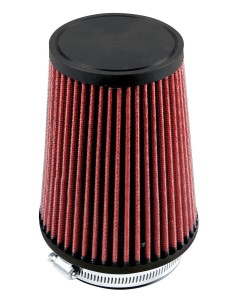 FILTRO CONICO SPORTIVO H162MM IN COTONE ROSSO