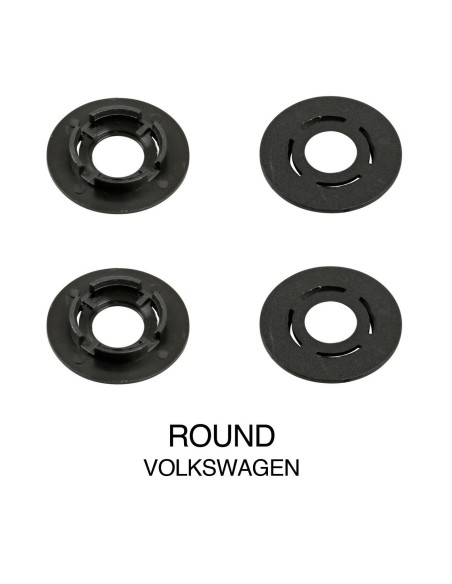 SET 4 FIX TAPPETI TONDO VW