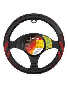 COPRIVOLANTE SUZUKA NERO/ROSS MISURA M 37-39 CM