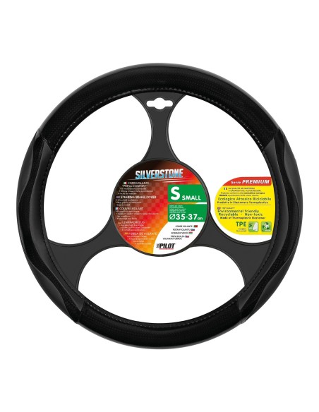 COPRIVOLANTE SILVERSTONE NERO MISURA S 35-37 C