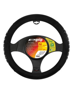 COPRIVOLANTE GEL-GRIP NERO MISURA M 37-39 CM