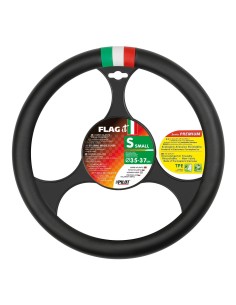 COPRIVOLANTE FLAG-IT MISURA S 35-37 CM NERO