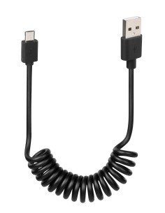 CAVO A SPIRALE MICRO USB 1M MAX (RICARICA+DATI)