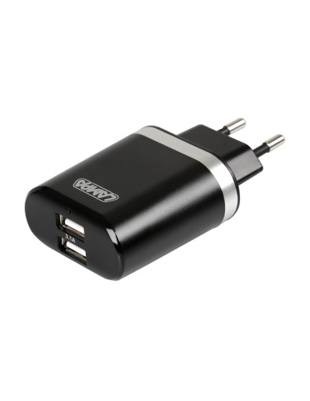 PRESA USB DA RETE + RICARICA RAPIDA UNIVERSALE, 2X