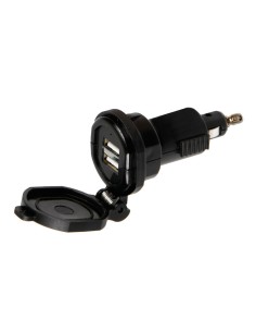 DIN-TECH 2 DOPPIA PRESA DIN USB 2700MA RIC.VELOCE
