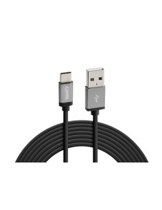 CAVO TYPE-C NERO 2M (RICARICA & DATI)