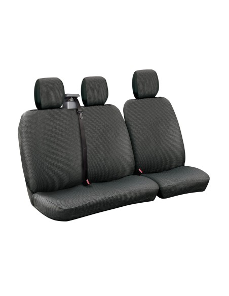 SET COPRISEDILI FODERA FURGONE 2 DOTS NERO+GRIGIO 54792 LAMPA