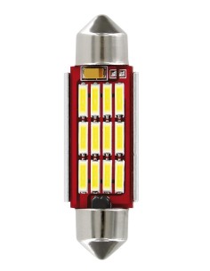 LAMPADA SILURO 41MM 10-30V 12SMD D/POLARITY