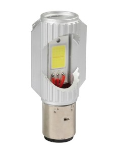 LAMPADA LED 12V.BA20D 6000?K BIANCO - COB (1PEZZO)