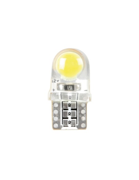 CP.LAMPADE T10 COB 12V 2SMD IN SILICONE, 6500?K
