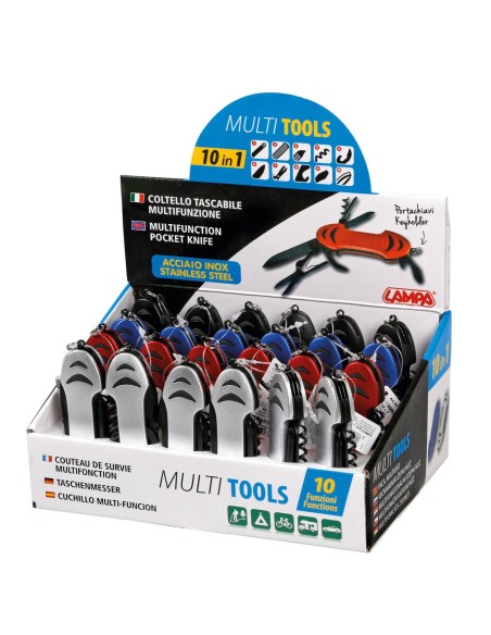 DISPLAY 24PCS COLTELLINI INOX 10 FUNZIONI IN 1- 9C