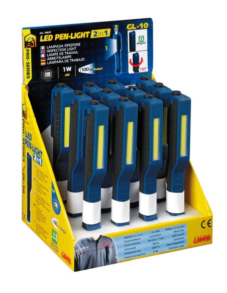 DISPLAY 12PZ LAMPADA TASCABIL A LED