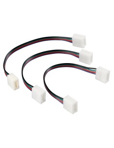 CONNETTORI C/PROLUNGA PER STRISCE LED 4PIN