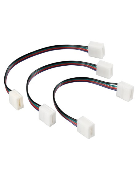 CONNETTORI C/PROLUNGA PER STRISCE LED 4PIN