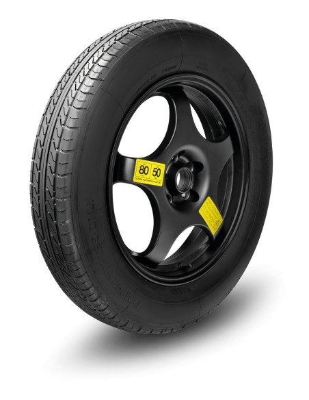 KIT RUOTINO 125/80 17 LEGA CON CRICK E CHIAVE SVIT