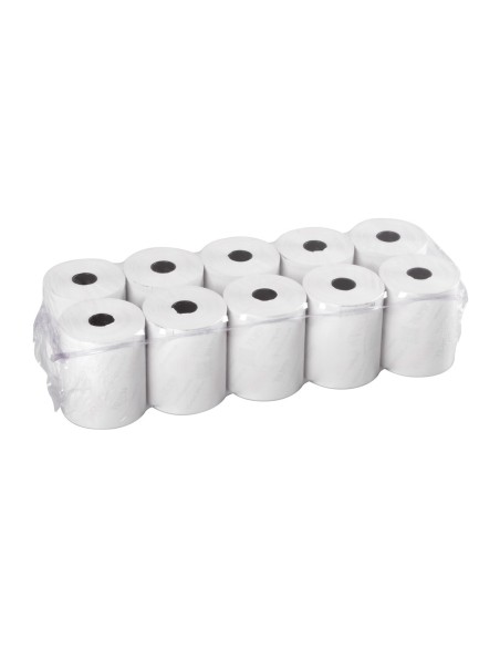 KIT 10 ROTOLI CARTA PER SCONTRINI CM57X30MT FORO12