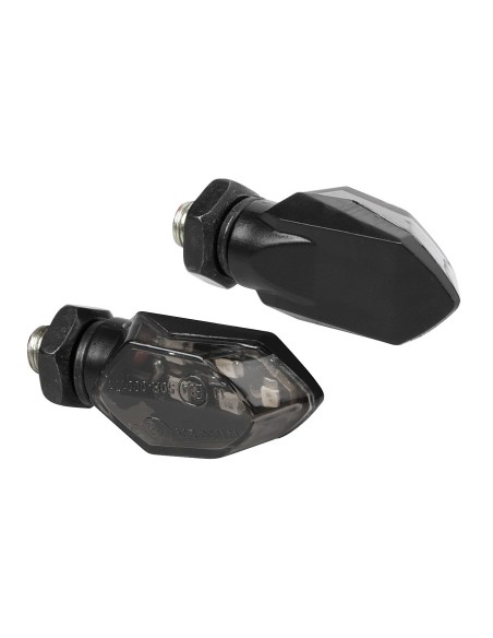 CP. FRECCE MICRO NERE LED VETRO BIANCO