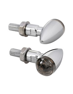 CP. FRECCE DROP ARGENTO LED VETRO FUME