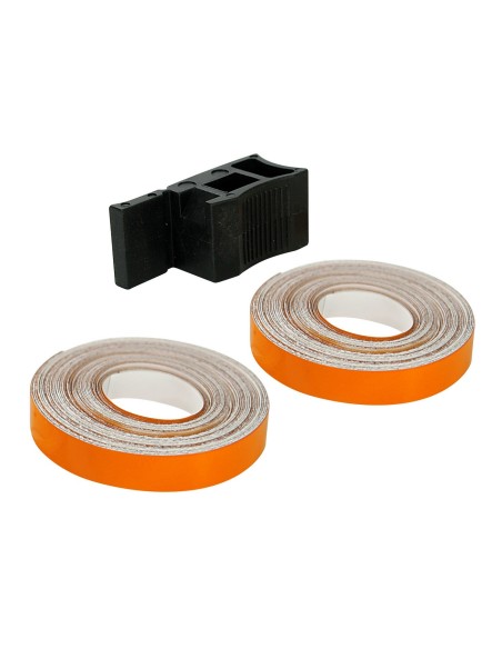 WHEEL STRIPE ARANCIONE RACING CON APPLICATORE 7MM