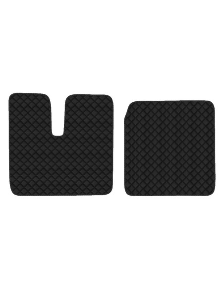 CP.TAPPETI IN ECOPELLE NERO MAN TGA CAB.LARGA 99 in poi 1