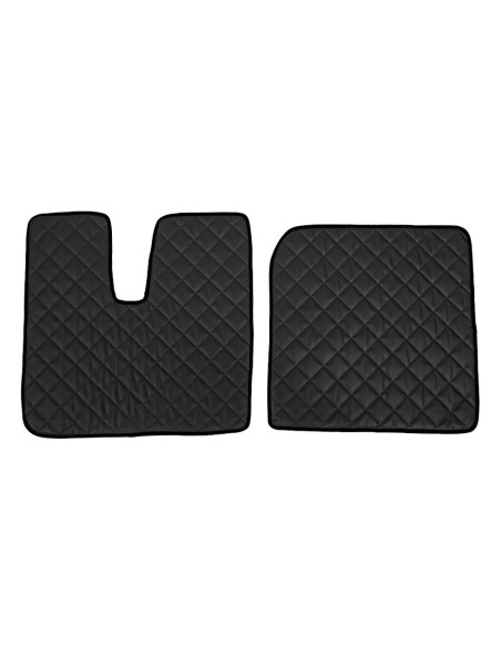 CP.TAPPETI IN ECOPELLE NERO MAN TGX 07 in poi