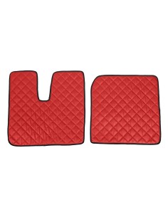 CP.TAPPETI IN ECOPELLE ROSSO MAN TGX 07 in poi