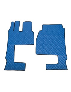 CP.TAPPETI IN ECOPELLE BLU MERCEDES ACTROS MP4 CAB