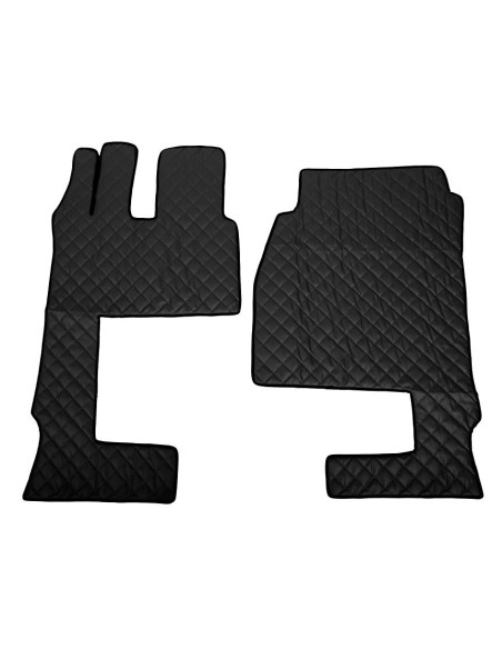 CP.TAPPETI IN ECOPELLE NERO MERCEDES ACTROS MP4 CA