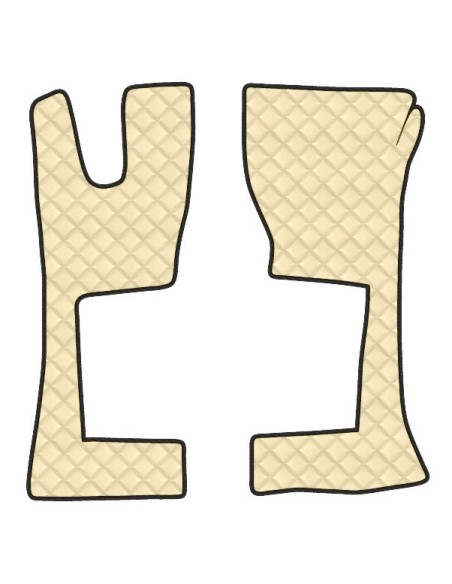 CP.TAPPETI IN ECOPELLE PANNA MERCEDES ACTROS MP4 C