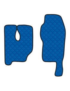 CP.TAPPETI IN ECOPELLE BLU MERCEDES ACTROS MP3 HIG