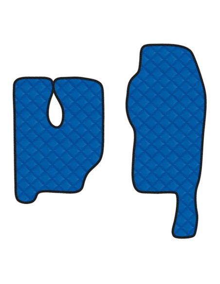 CP.TAPPETI IN ECOPELLE BLU MERCEDES ACTROS MP3 HIG